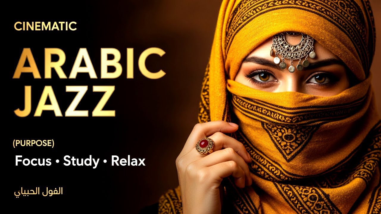Arabian Nights Jazz 🌙 Western Meets Arabic | Relaxing Night Fusion