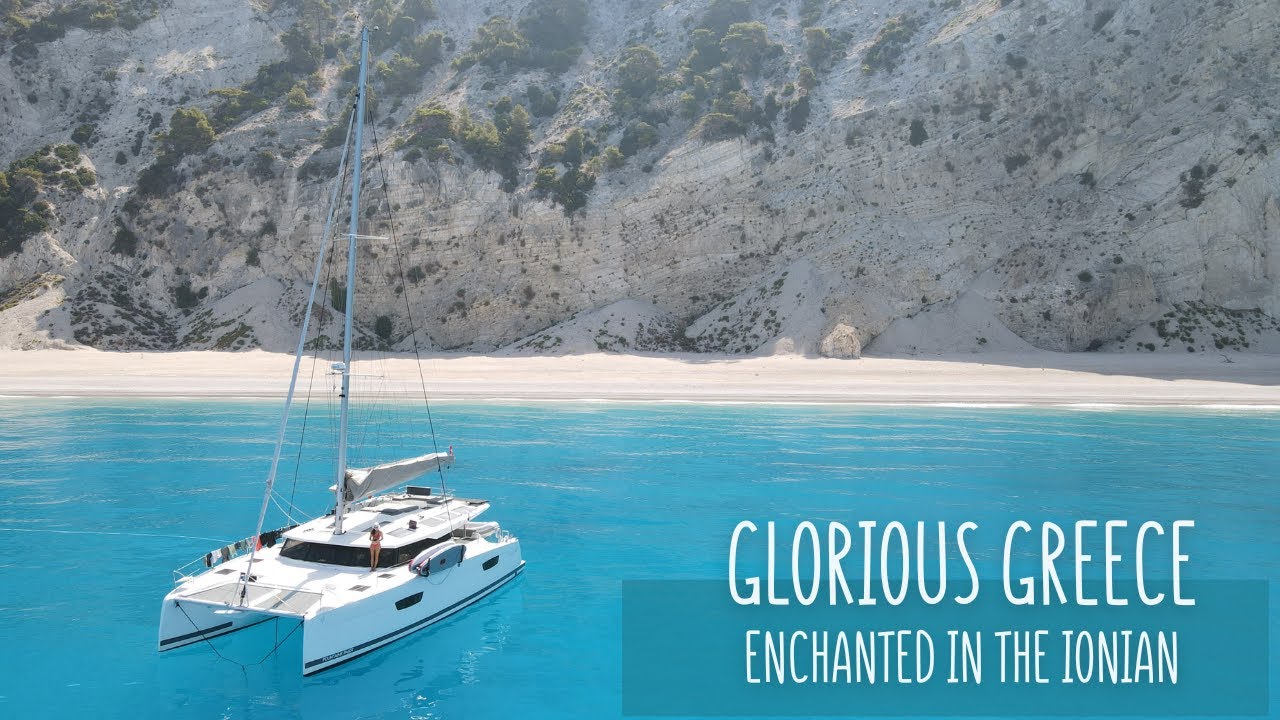 Glorious Greece Sailing the Ionian Islands #growinguponaboat #hangtime #fountainepajot Ep 90