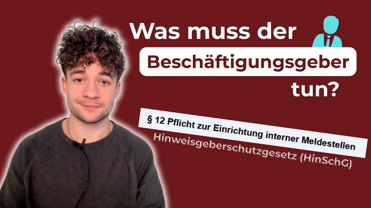 Hinweisgeberschutz - was sind die Pflichten des Besch&auml;ftigungsgebers?