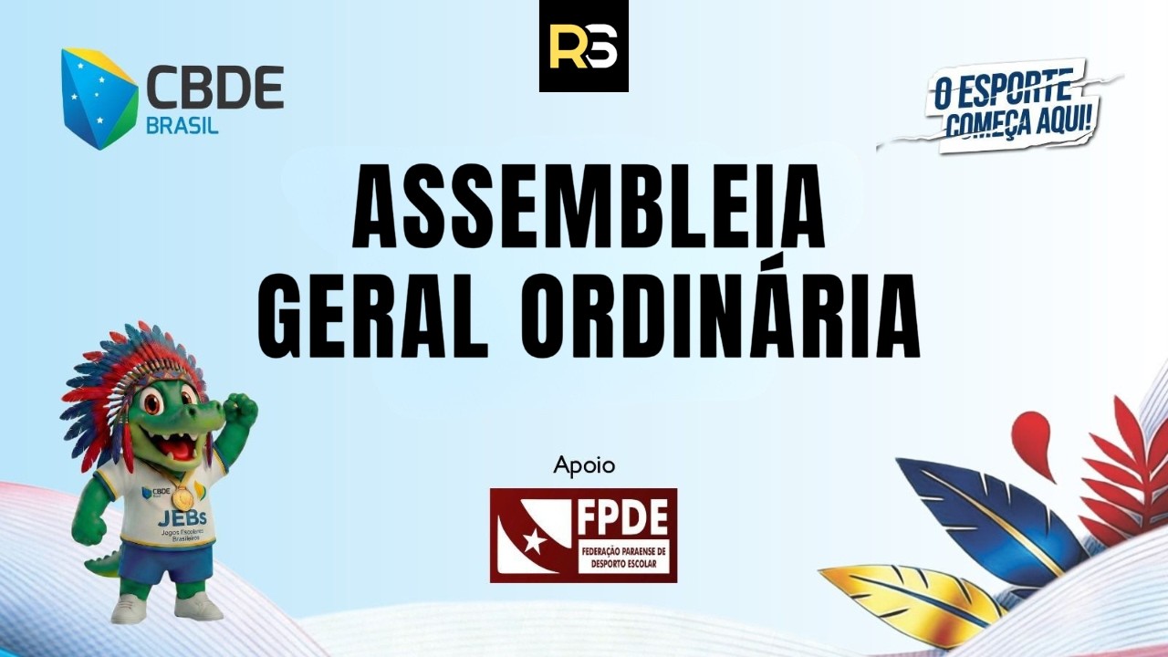 🏅 AO VIVO: CBDE promove seminário nacional e Assembléia Geral Ordinária em Belém!