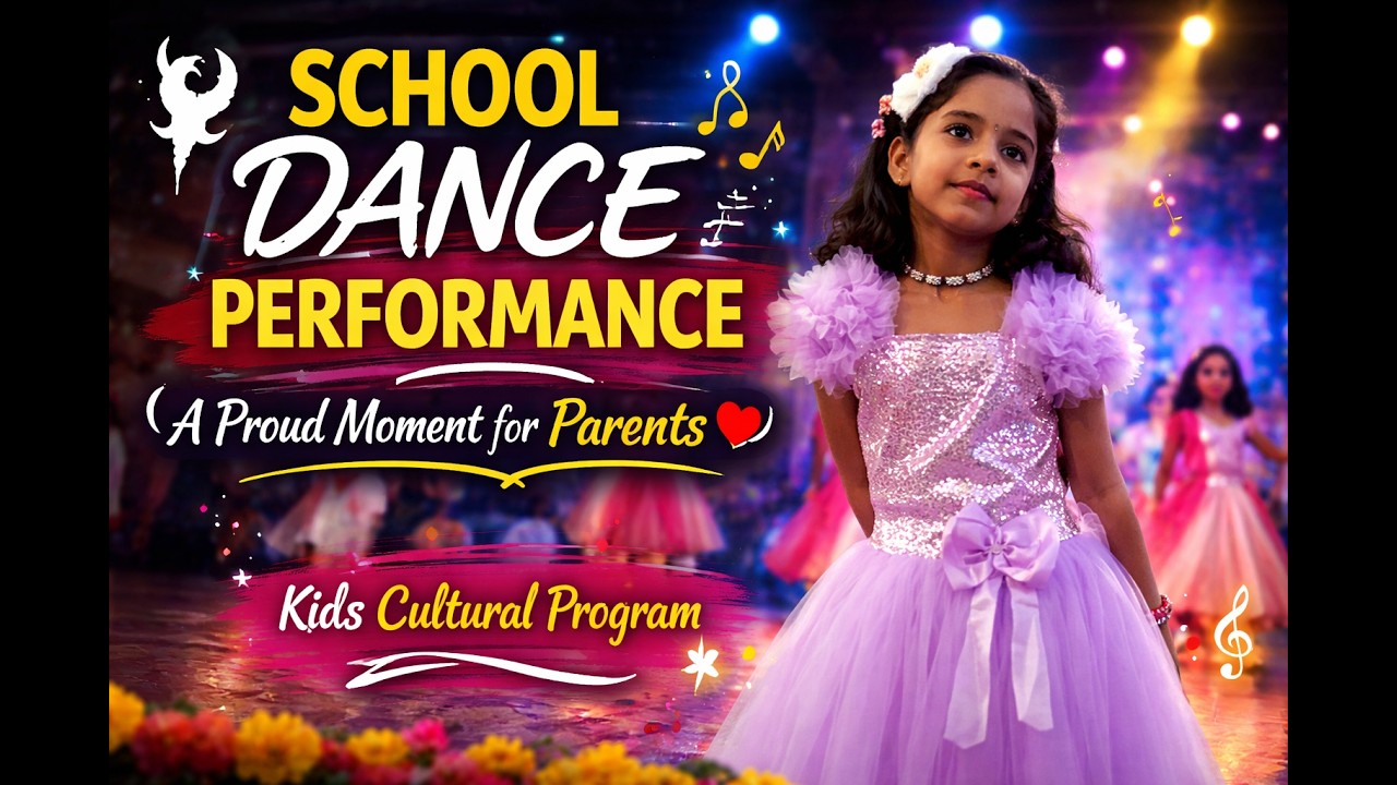 Beautiful School Dance Performance Proud Moment for Parents Kids Cultural Program