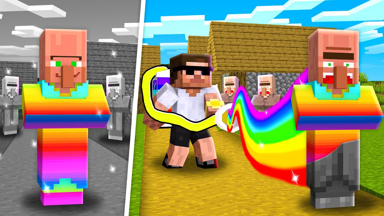 This Villager Stole all Colours in Minecraft..