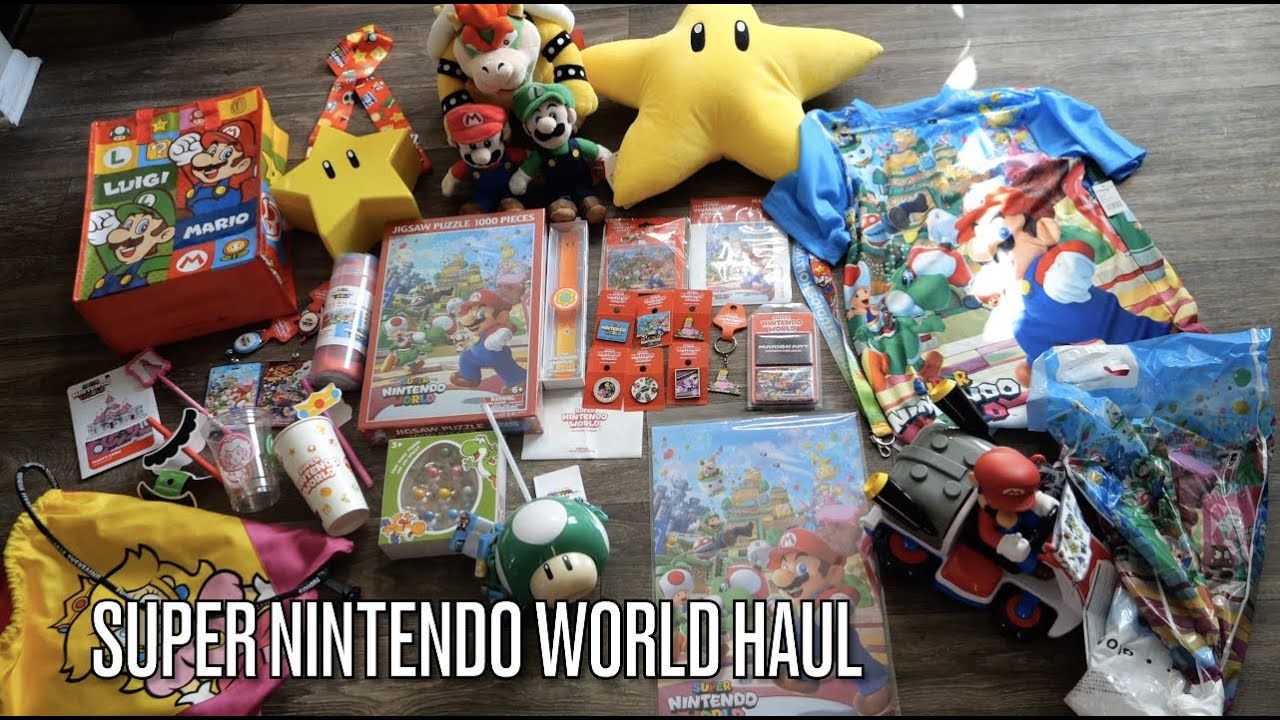 Super Nintendo World Haul - New opening day merch! (Universal Studios Hollywood)