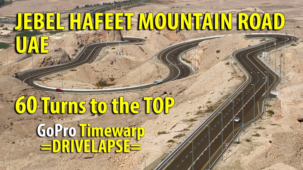 Jebel Hafeet Mountain Road, Al Ain, UAE (GoPro Timewarp)