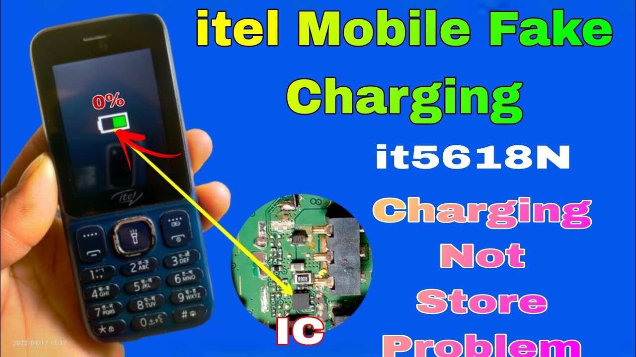 itel it5618n Charging Not Store Problem | All itel Mobile Fake Charging Solution