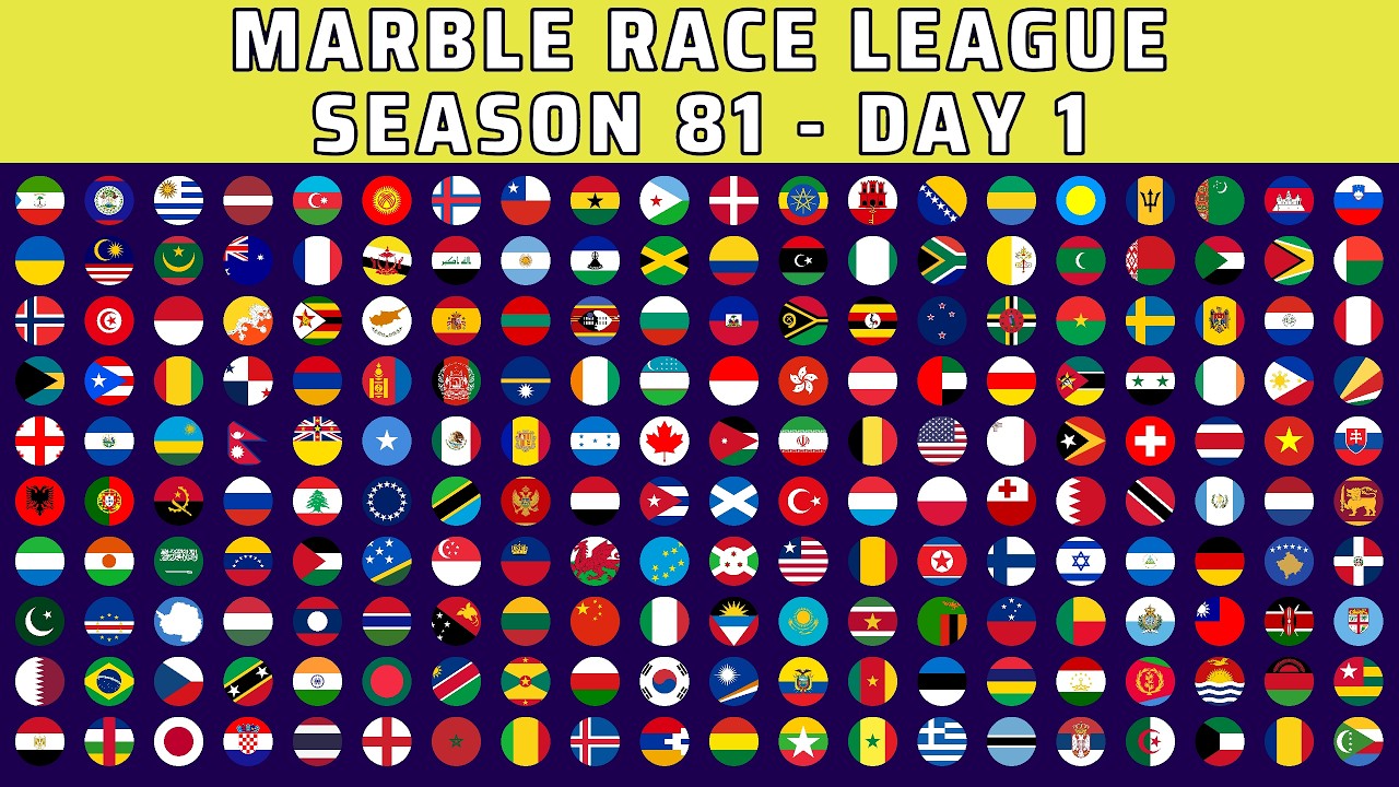 Лига мраморных гонок, сессия 81, день 1 ~ 200 стран