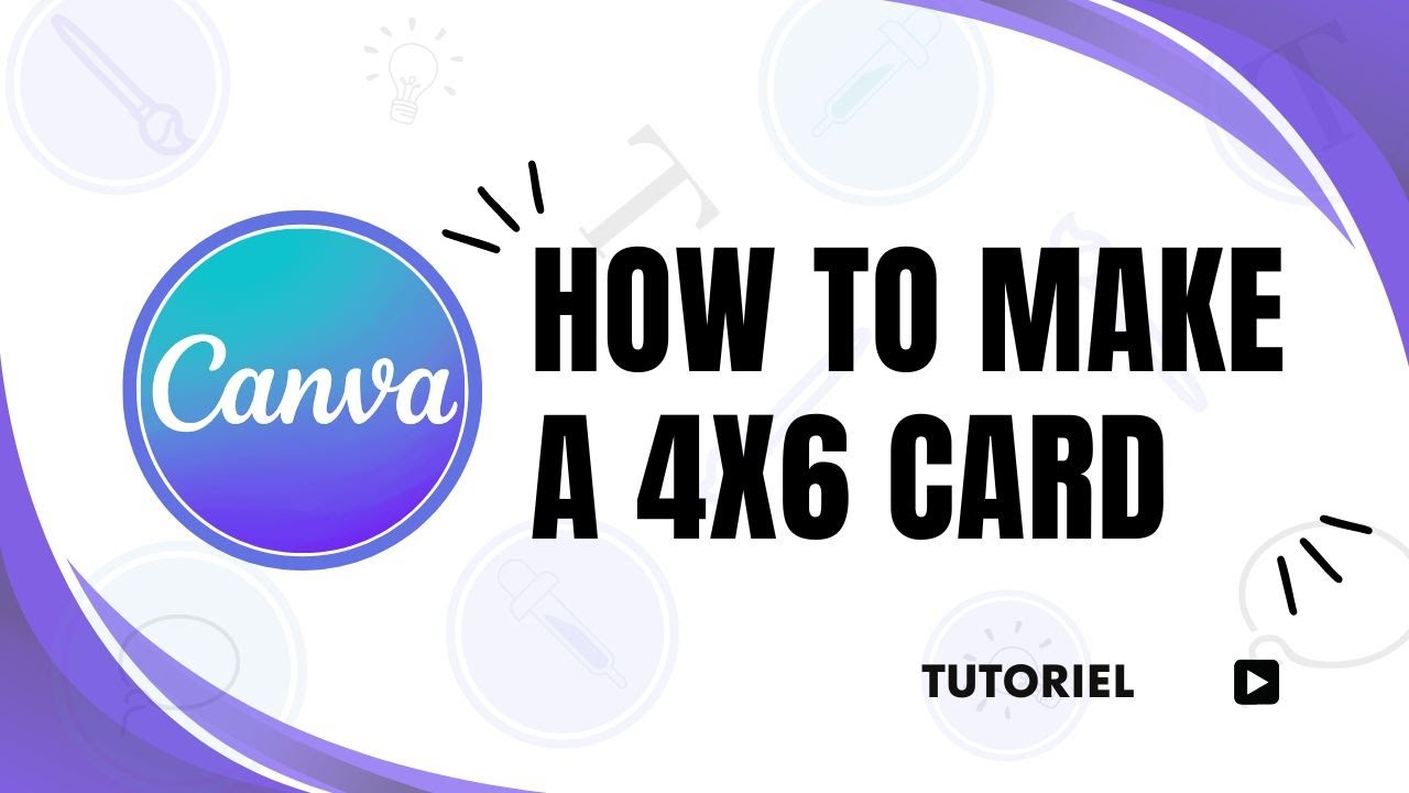 How to make a 4x6 card in Canva