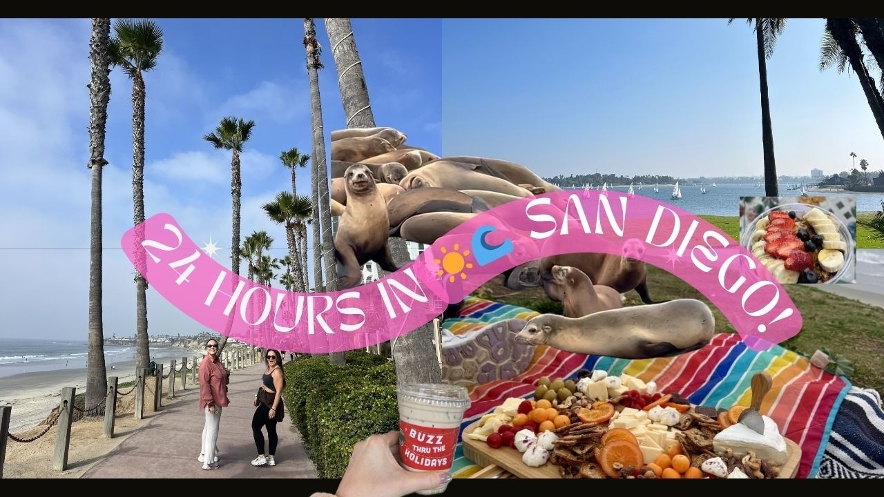 24 Hours in San Diego 🌊  Perfect 1-Day Itinerary, Pacific Beach, La Jolla & Amtrak Pacific Surfliner