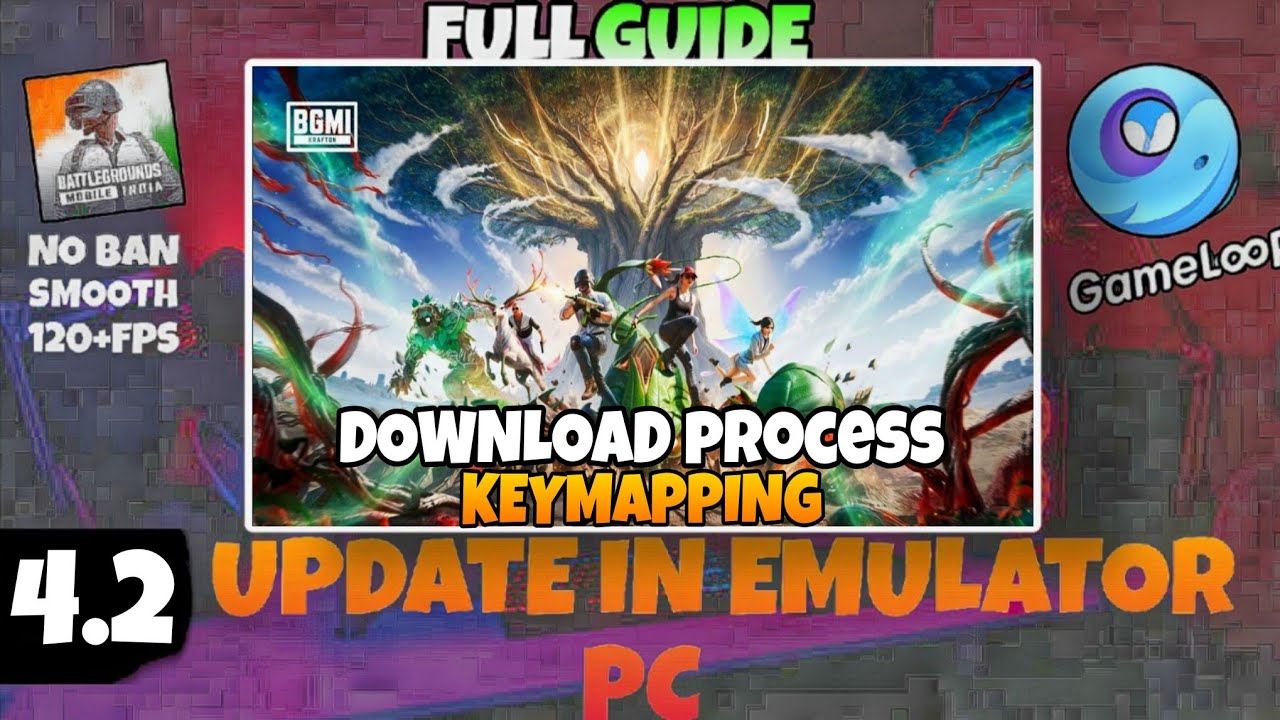 ✅ How to Play BGMI 4.2 Update on Emulator  PC | Laptop | BGMI 4.2 Update on Gameloop Emulator
