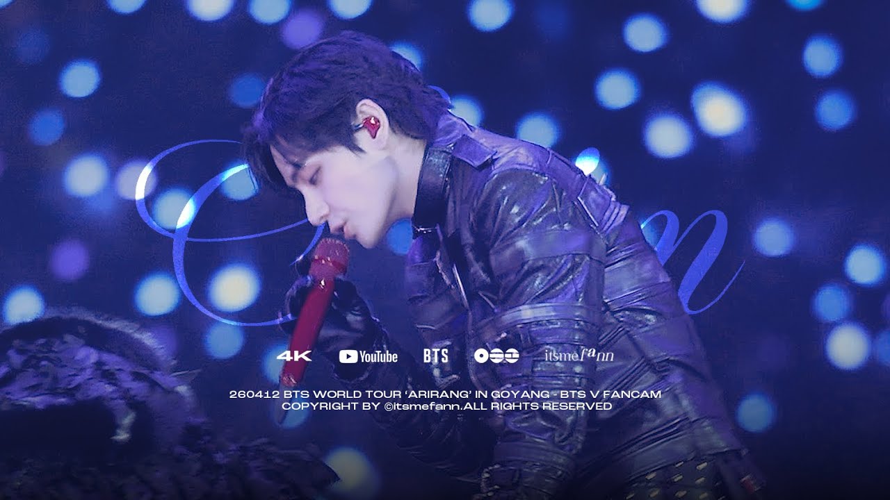 [4K]260412 BTS WORLD TOUR &lsquo;ARIRANG&rsquo; IN GOYANG - SWIM (BTS V Cam) BY ITSMEFANN