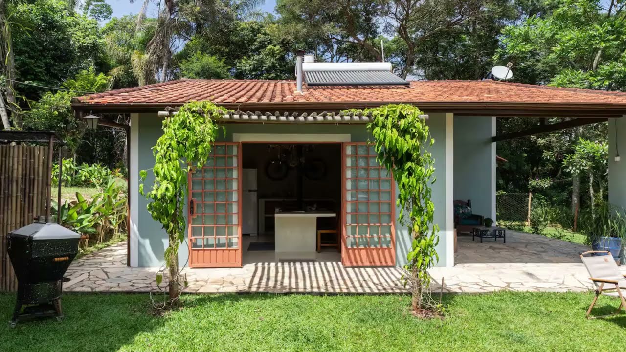 Linda CASA NO CAMPO estilo CABANA || O refúgio perfeito na Serra da Cantareira em São Paulo
