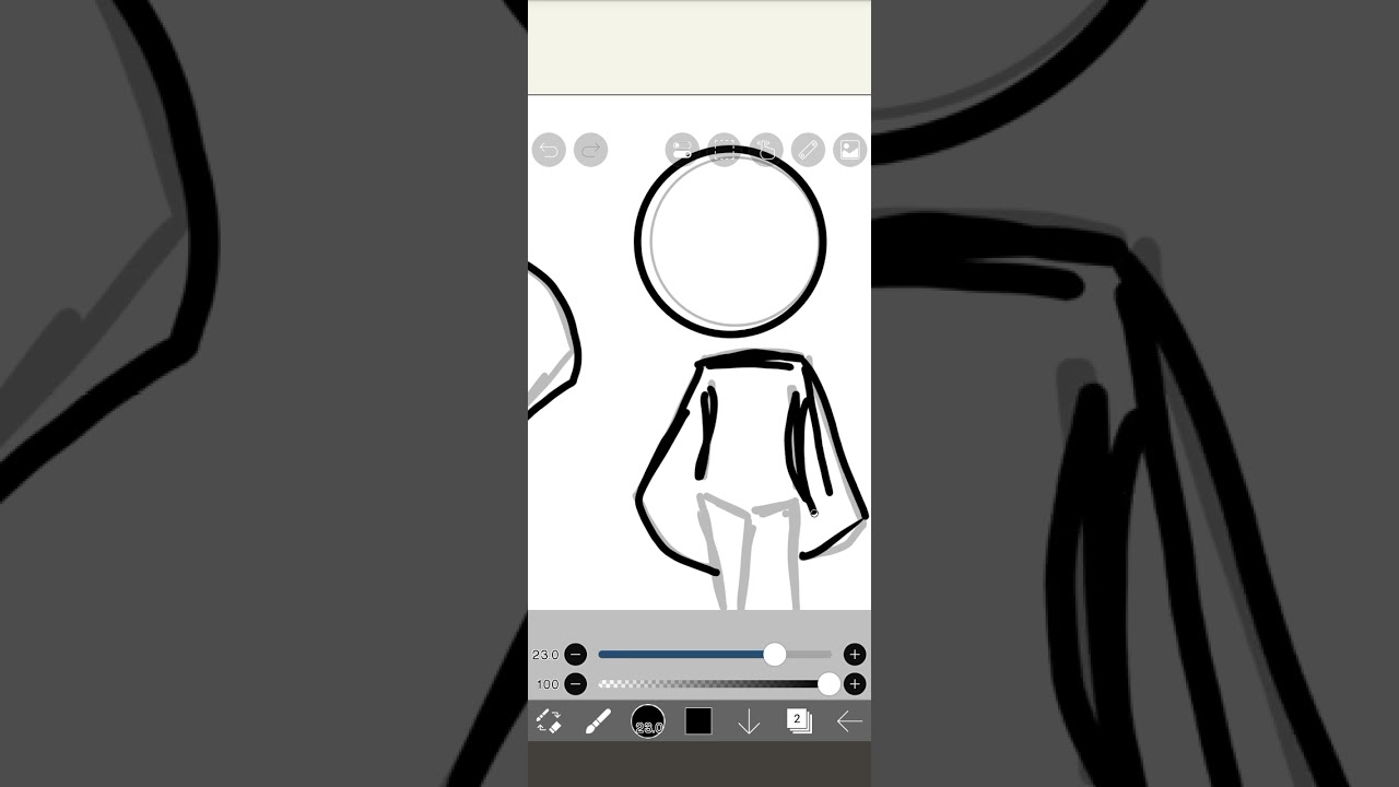 New drawing on ibis paint x ( my oc )