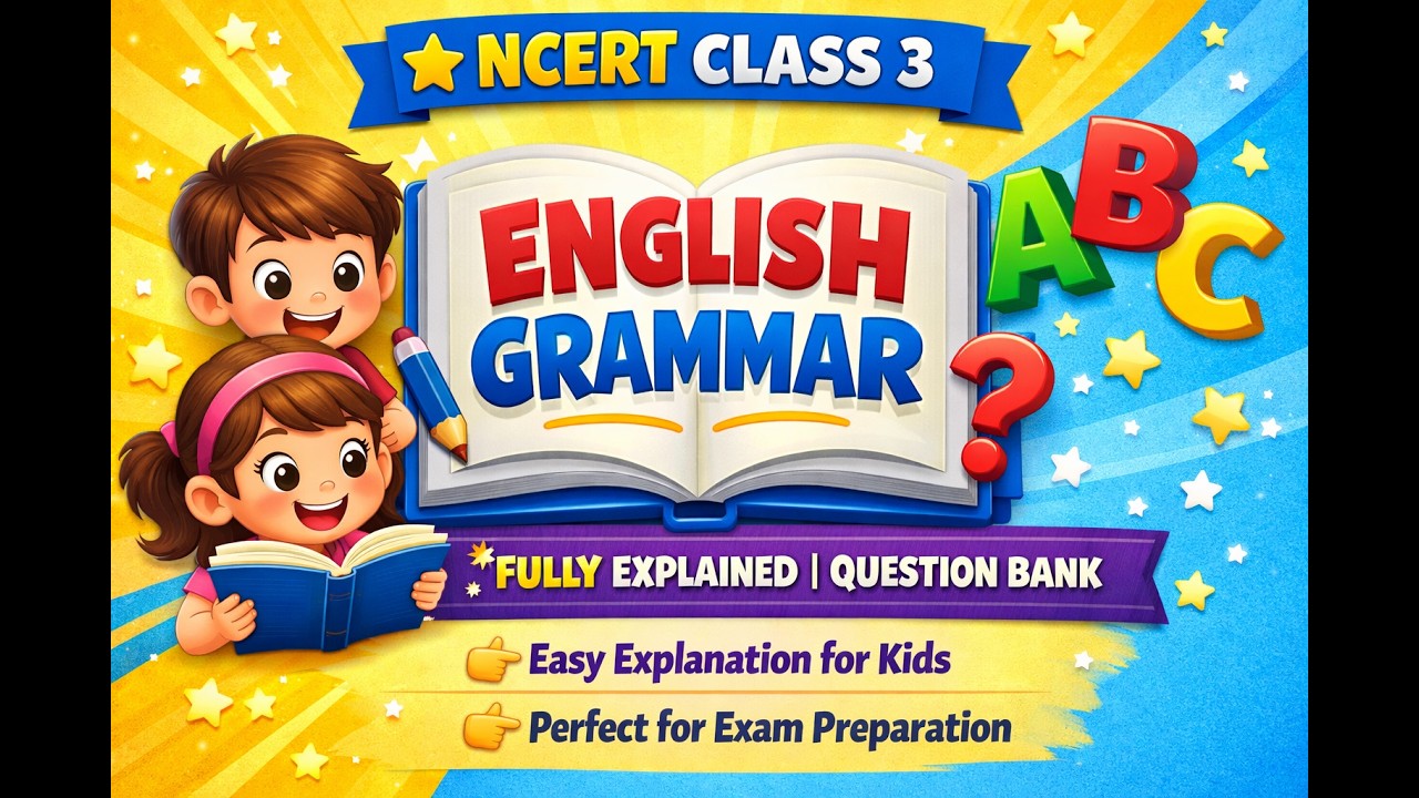 NCERT, Class 3 Grammar Concepts,