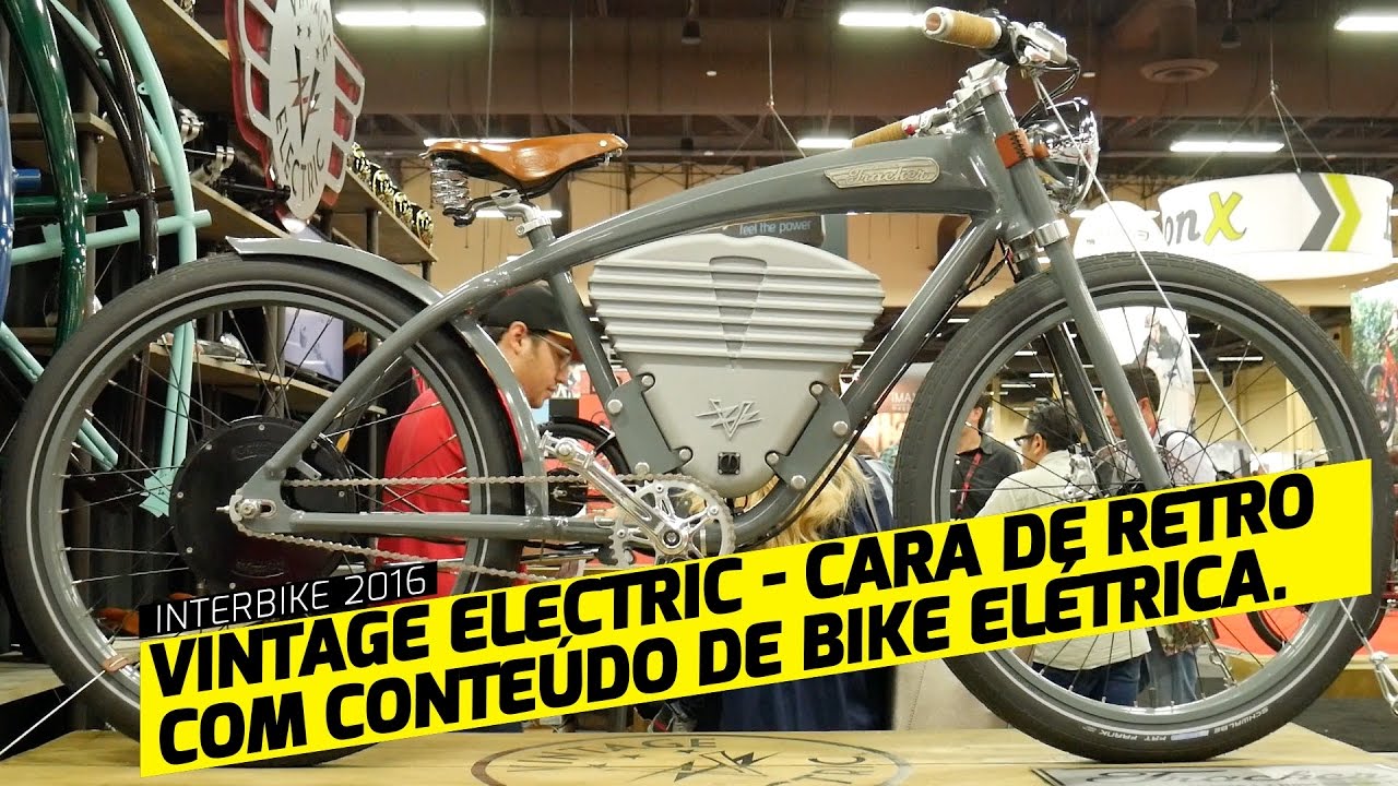 Pedaleria - Interbike 2016 - Vintage Electric. Bike retrô com conteúdo de bike elétrica.