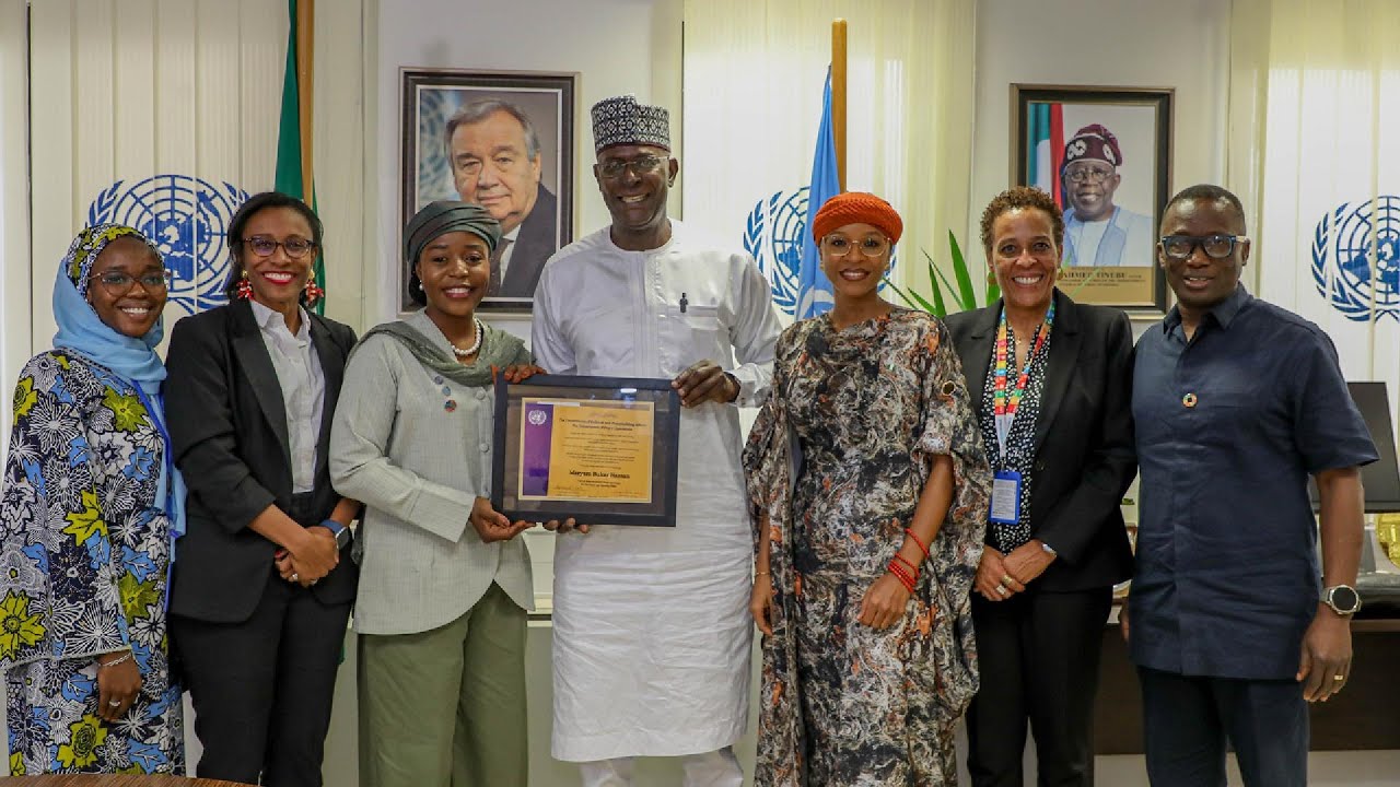 Visit of the Newly appointed UN Global Peace Advocate, Maryam Bukar