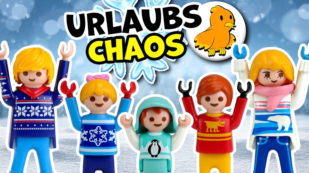 URLAUBSCHAOS - DER FILM ❄️ Familie Vogels Weihnachts Ferien im Skigebiet ⛷️ Playmobil Film Deutsch