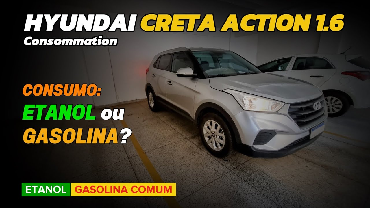 Hyundai Creta Action: Etanol ou Gasolina? Teste de Consumo com Mistura Gradual. Veja o Resultado!