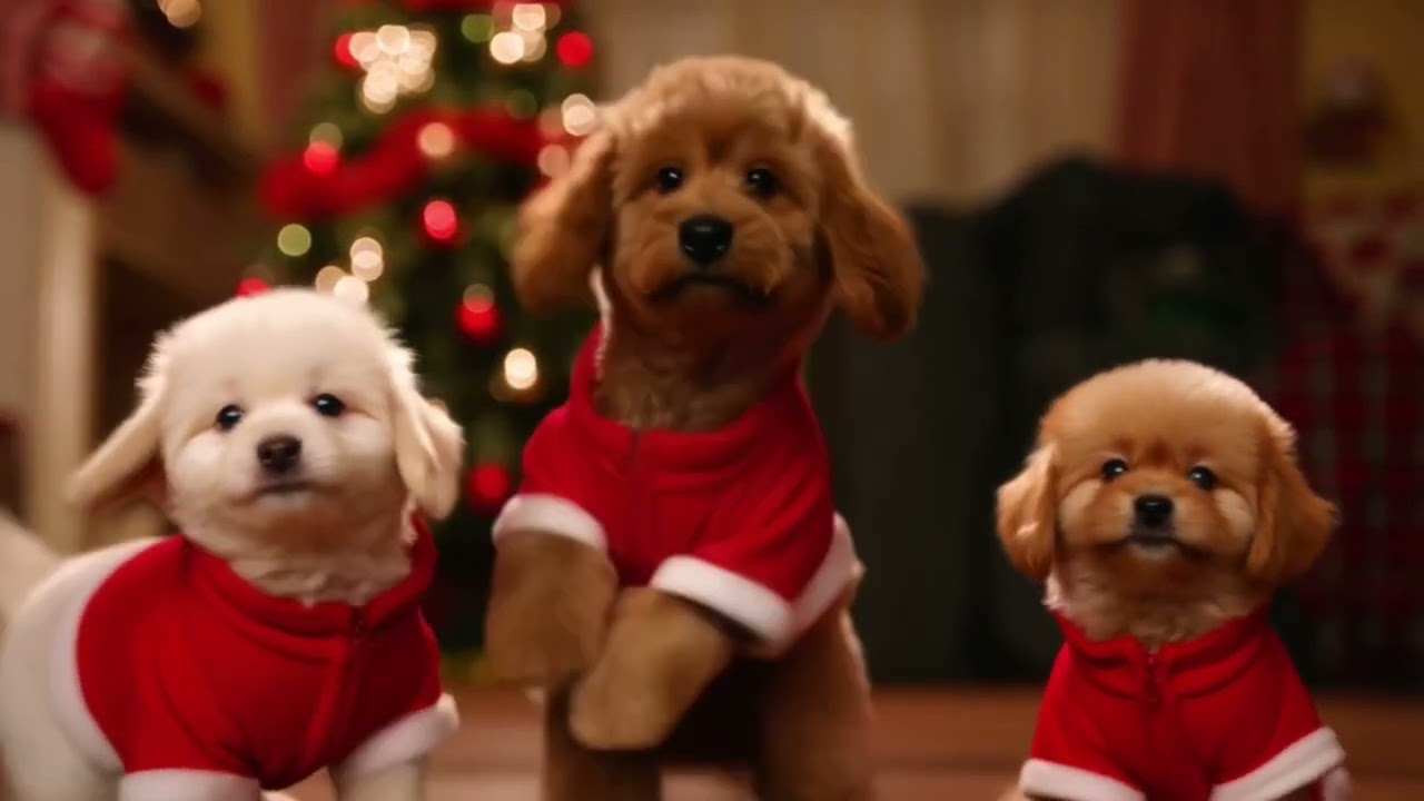 Christmas song(puppy jingle bell)