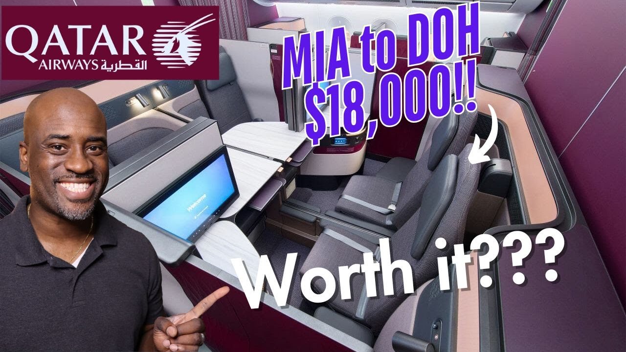 Our Experience on Qatar Airways Q-Suite for 2 MIA to DOH!!!
