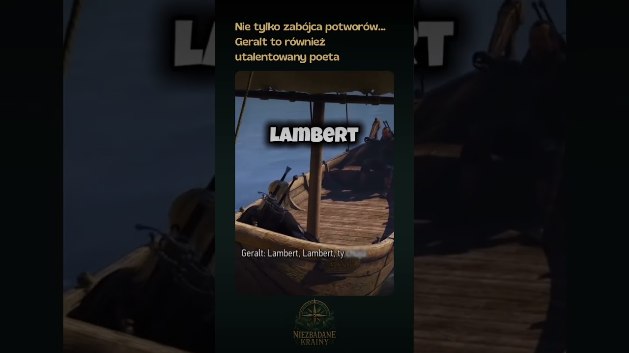 Nie tylko zabójca potworów, Geralt to również utalentowany poeta 