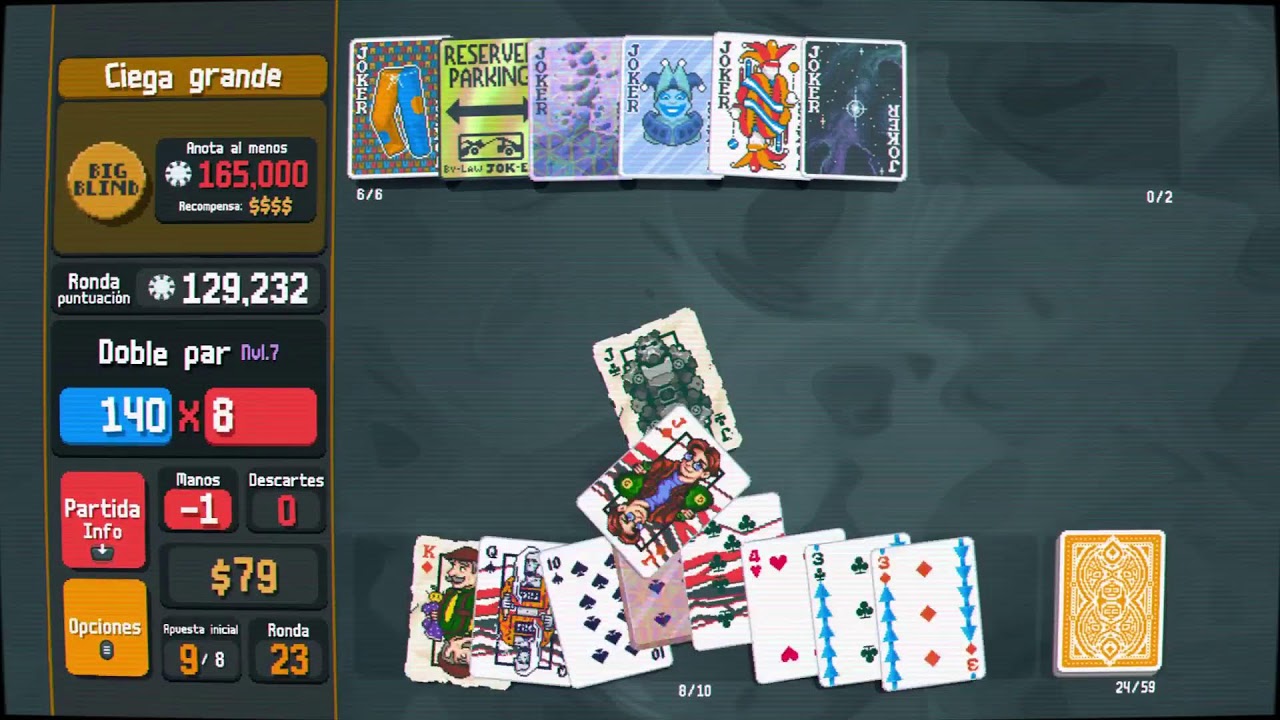 Jugando Balatro