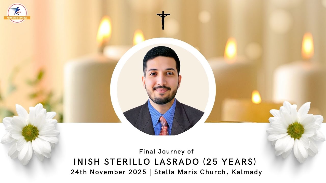 Final Journey of Inish Sterillo Lasrado (25 years) | LIVE from Kalmady