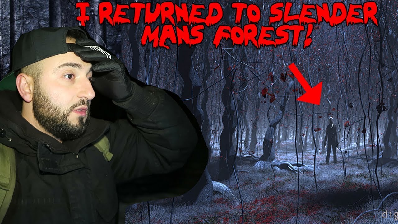 I RETURNED TO SLENDERMAN FOREST AND FOUND SOMETHING SCARY! *3AM IN SLENDERMAN FOREST* | MOE SARGI