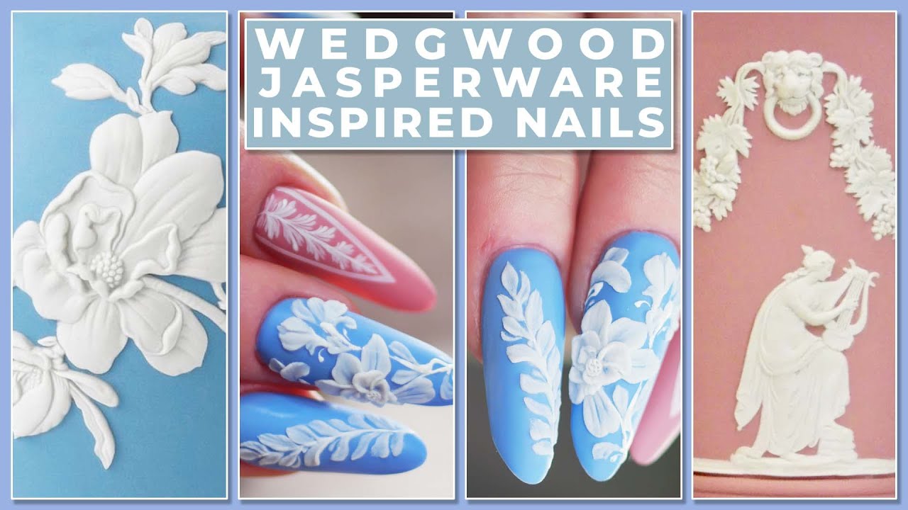 💅🏺Wedgwood Jasperware Inspired Nail Art🏺💅