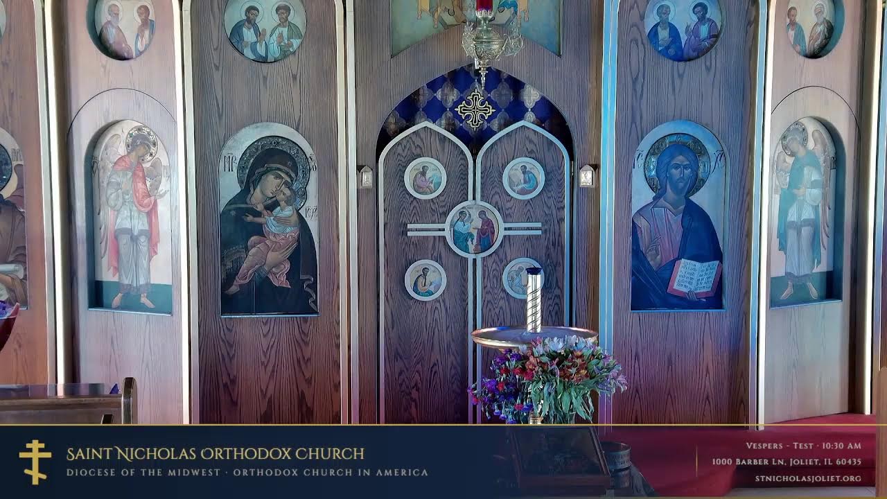St. Nicholas Orthodox Church Joliet - Live