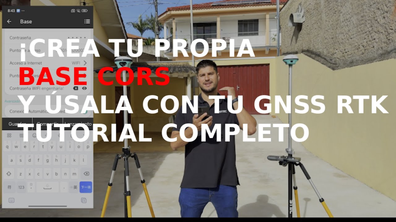 ¡Crea tu propia BASE CORS y úsala con tu GNSS RTK! | Tutorial completo paso a paso