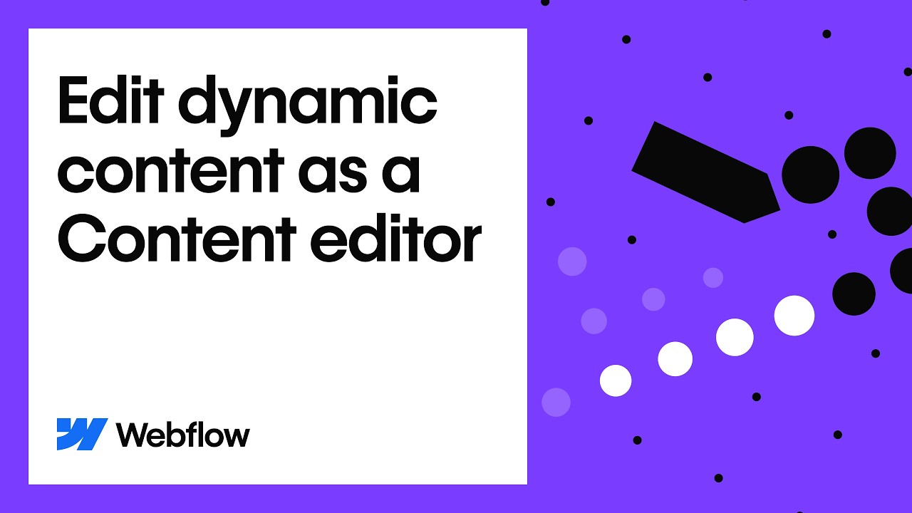 Edit dynamic content as a Content editor