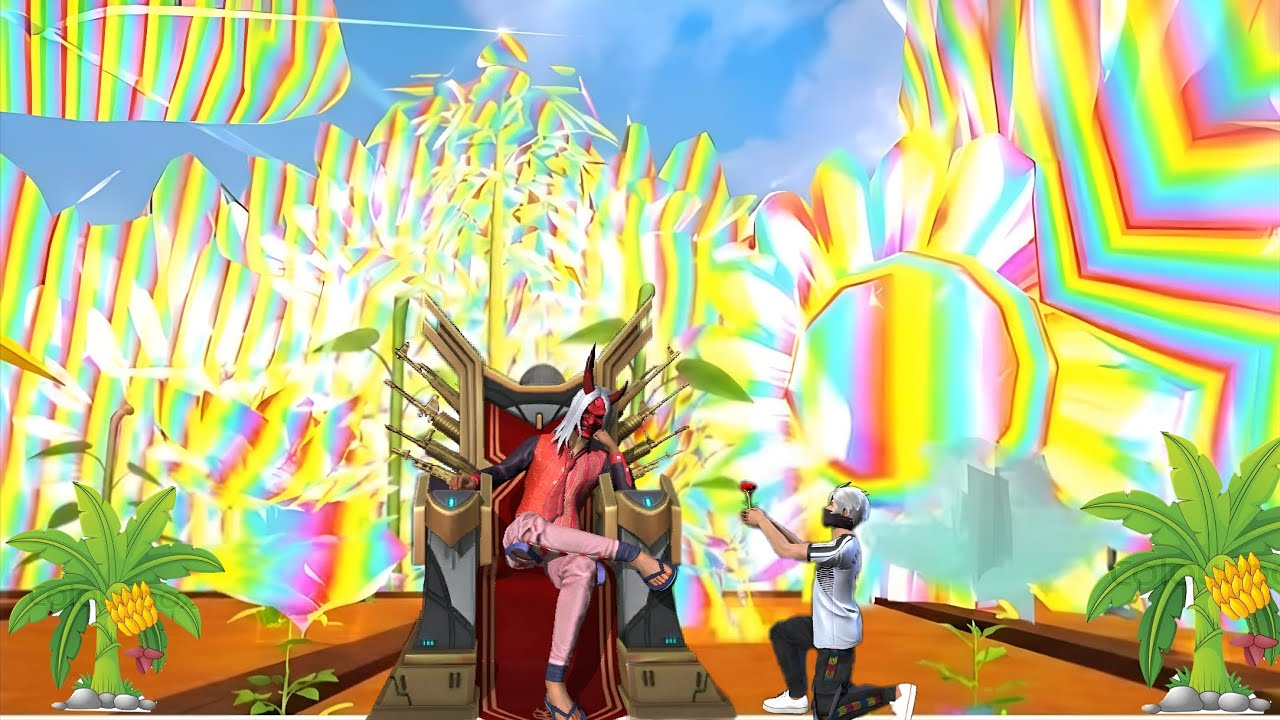 Free fire free garden rainbow 🌈tree glitch trick🎄🌼😱Unlimited rainbow trees,fruits #freefire #viral