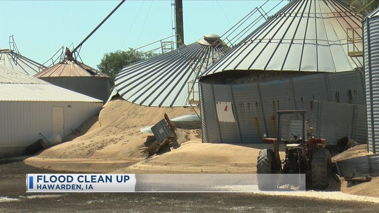 Flood Cleanup In Hawarden