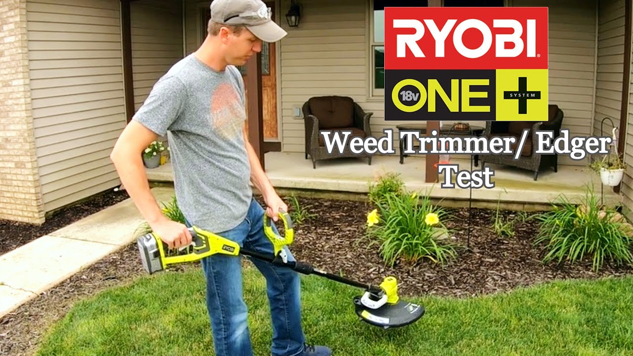 Тест триммера/кромкореза Ryobi P2080 | Первое использование