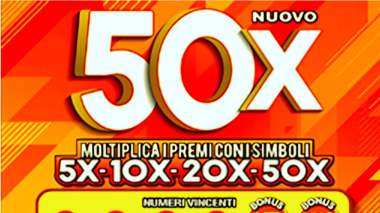 5️⃣0️⃣Gratta e Vinci di oggi è 50X da 10EURO VINCENTE Gratta il Grattino 