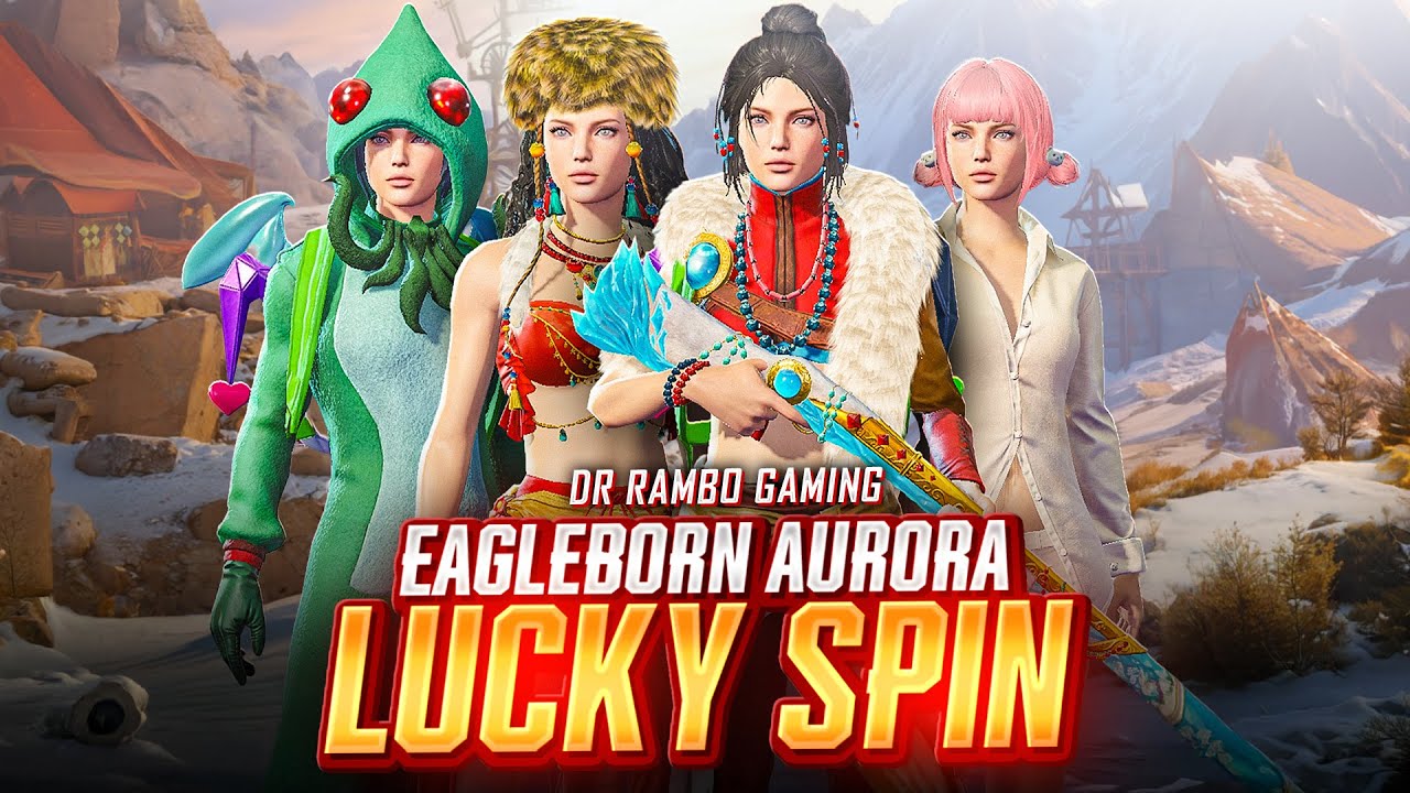PUBG Mobile Eagleborne Aurora Lucky Spin Opening 🔥😍 || Rambo