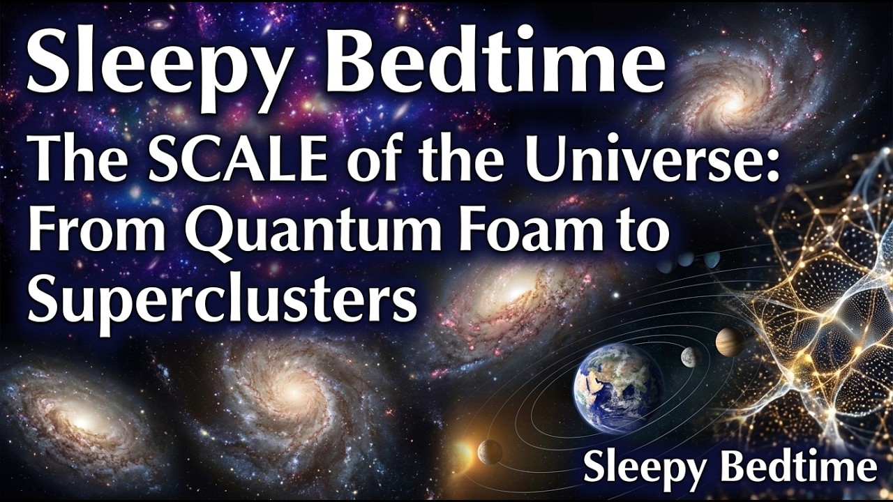Sleepy The SCALE of the Universe: From Quantum Foam to Superclusters &mdash; Sleepy Bedtime
