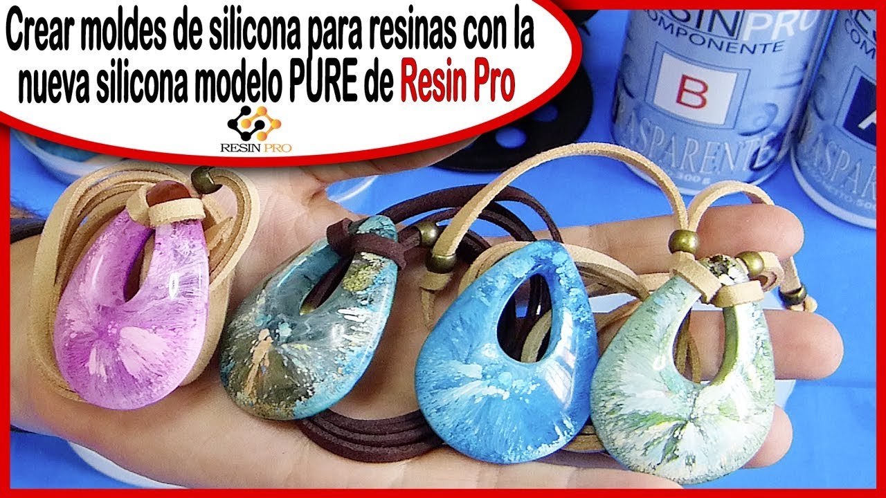 Crear moldes de silicona para resinas, con la nueva silicona modelo PURE de Resin Pro