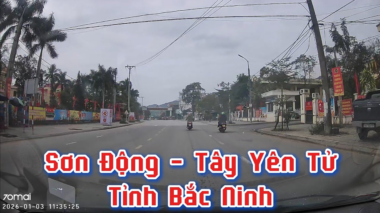 Xã Sơn Động đi Xã Tây Yên Tử, Tỉnh Bắc Ninh