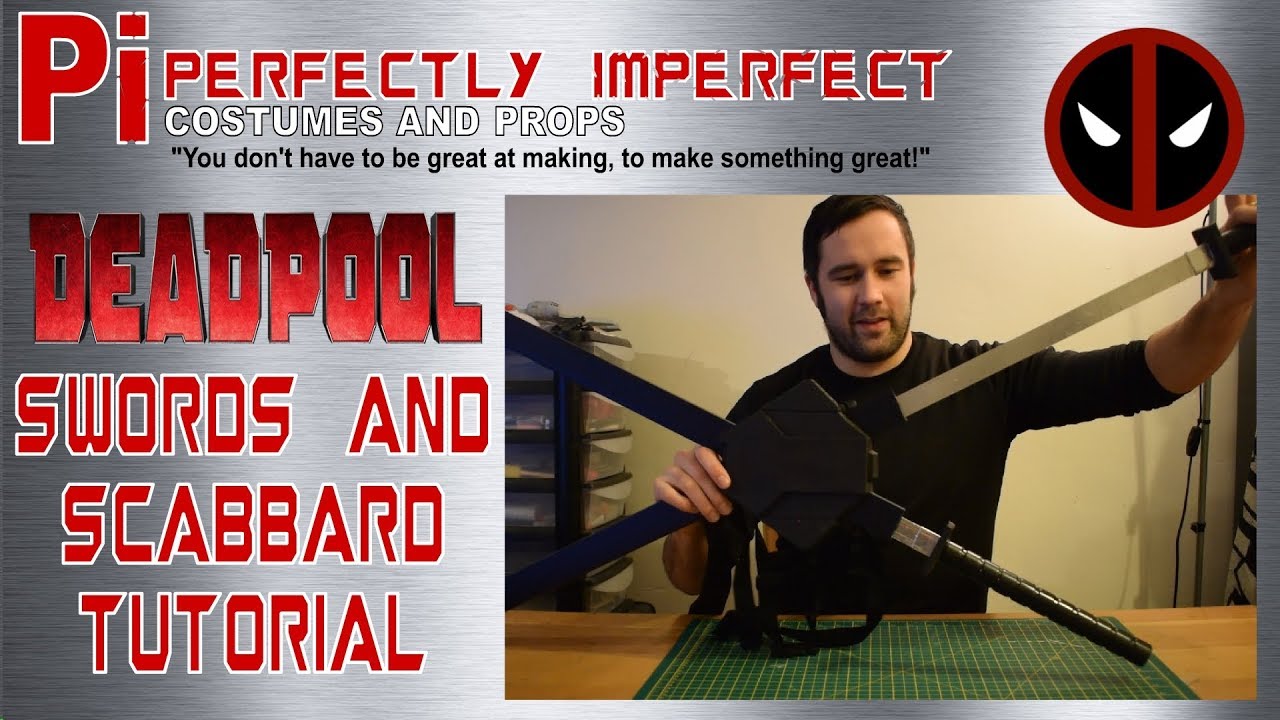 Deadpool Swords and Scabbard Tutorial - FREE TEMPLATES