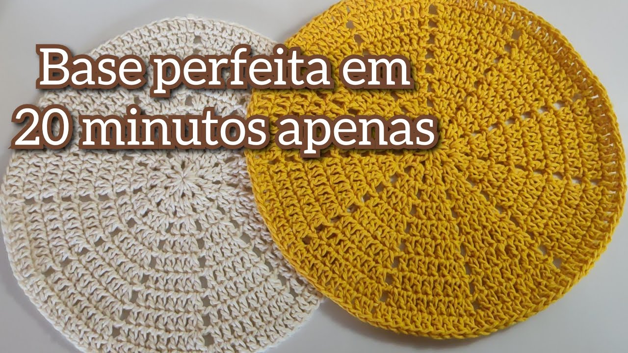 Base perfeita para Porta Prato /Rápida ,fácil e vc pode usar em sousplat ☺️