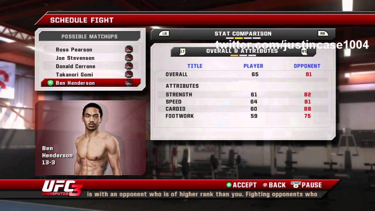 How to level up your create a fighter in UFC Undisputed 3 Maximum Points (Part 2)