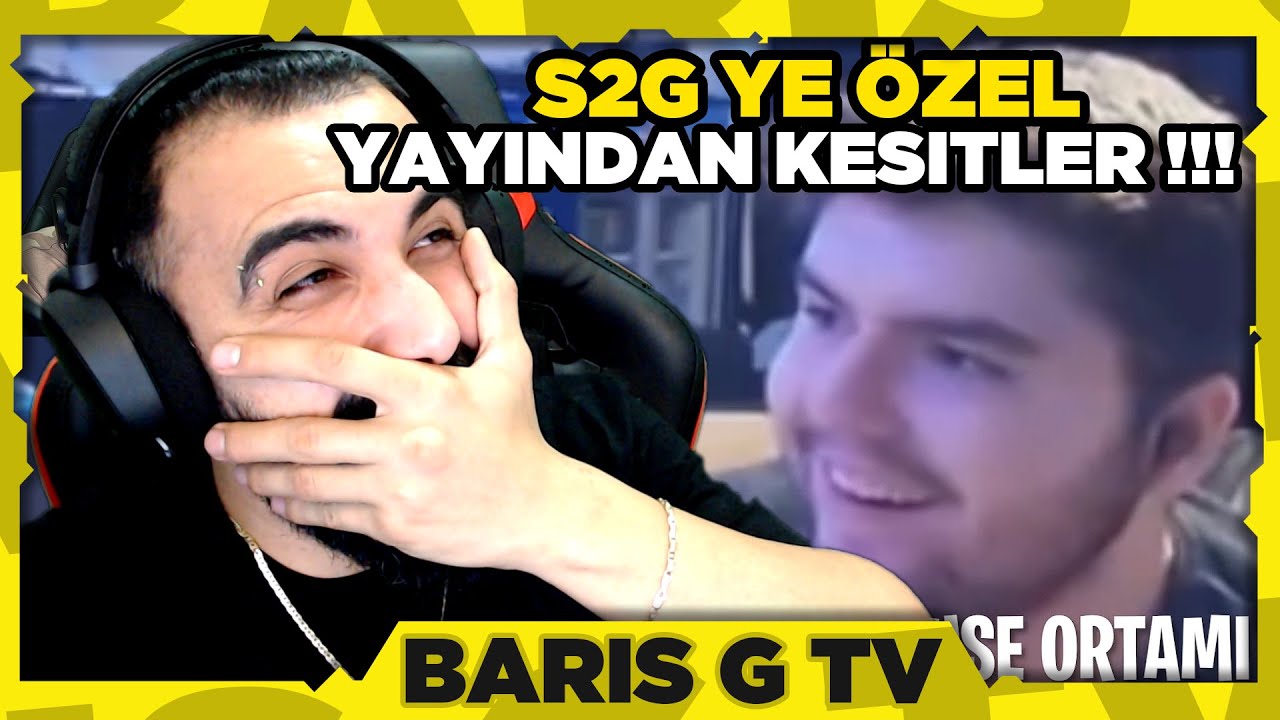 Barış G S2G'YE ÖZEL YAYINDAN KOMİK ANLAR İZLİYOR!!!