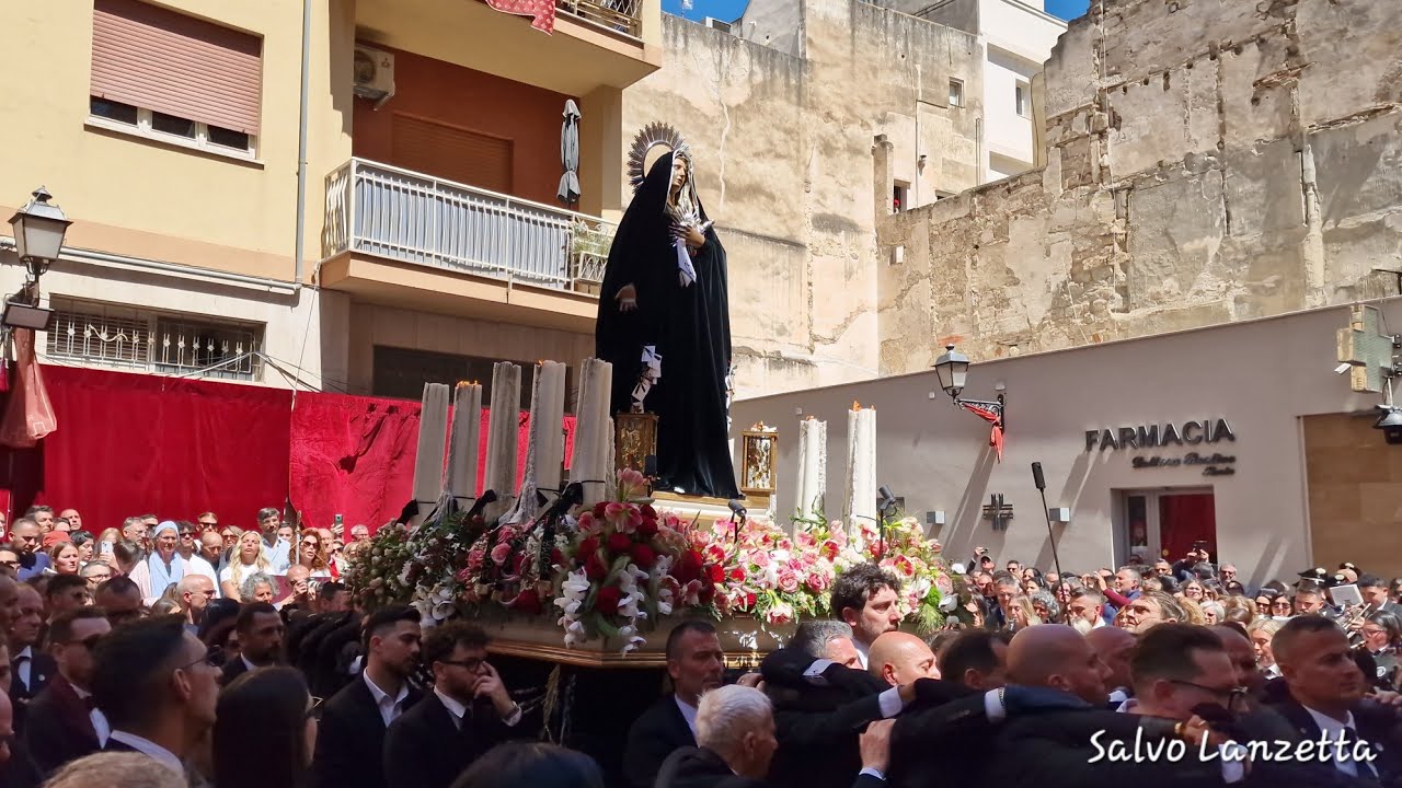(TRAPANI) - PROCESSIONE DEI MISTERI - SABATO SANTO (4K) 19/04/2025 (2/2° PARTE)