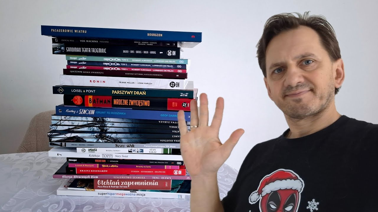 TOP KOMIKS - GRUDZIEŃ 2024 - przegląd komiks&oacute;w przeczytanych w miesiącu - podsumowanie roku