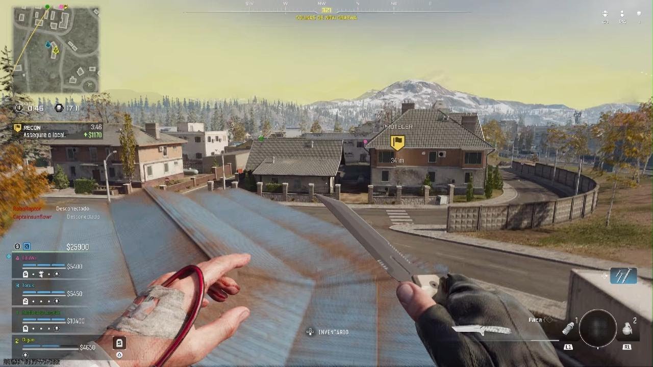Call of Duty! Mais uma vitória com muitas balas de qualidade, com risadas e brigas entre o squad.