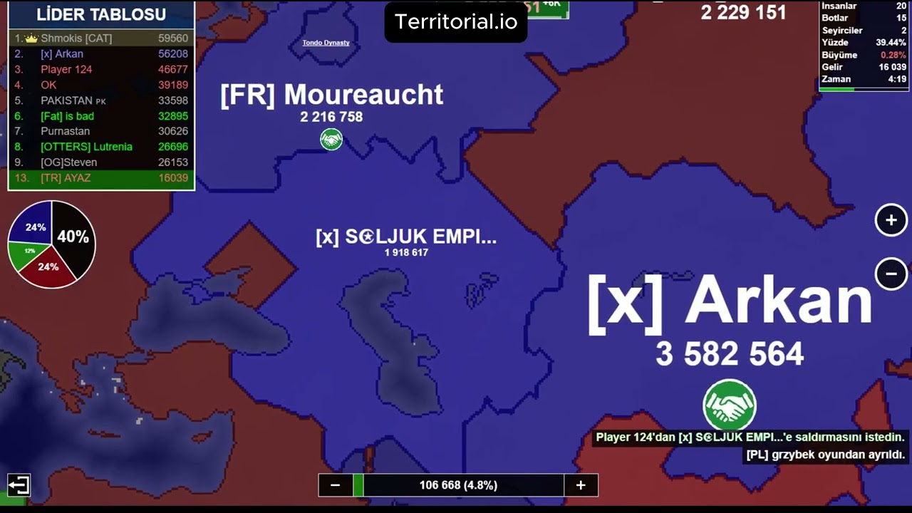 Territorial.io multiplayer gameplay