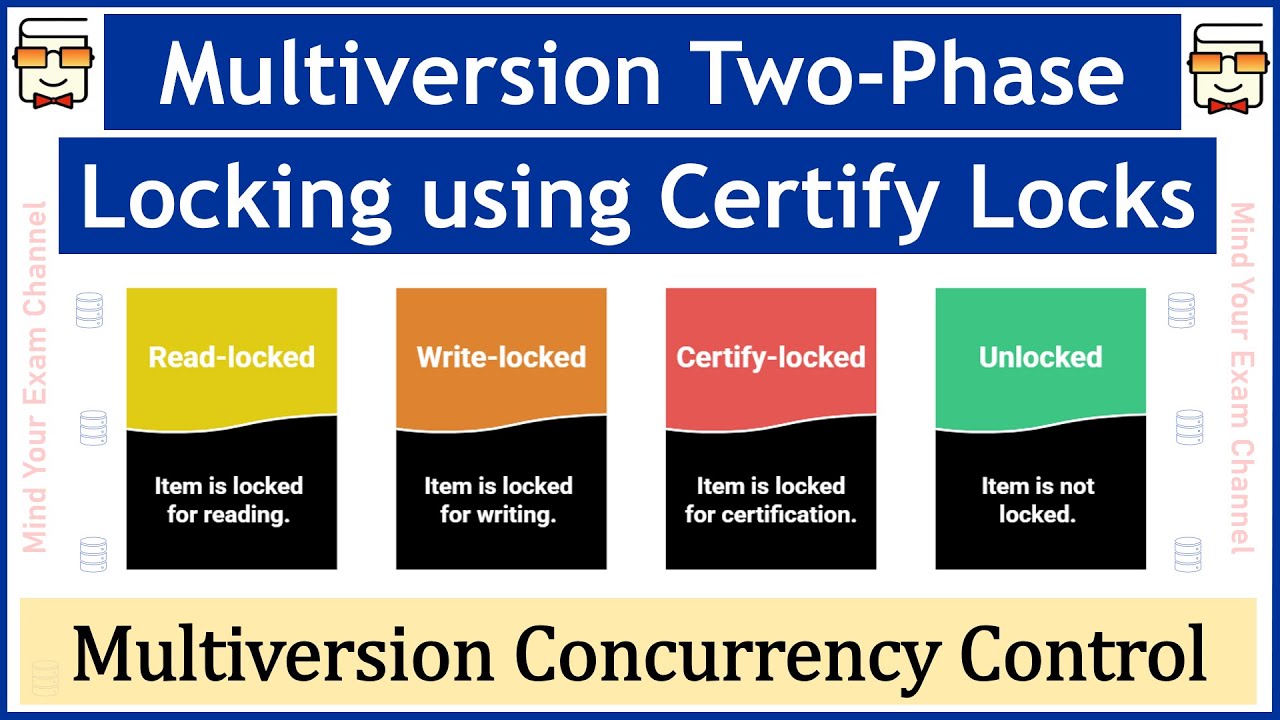 Multiversion Two Phase Locking using Certify Locks | Concurrency Control for Transactions in DBMS