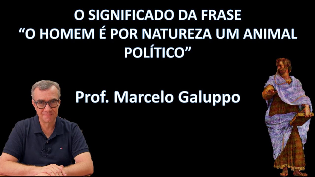 O homem é por natureza um animal político