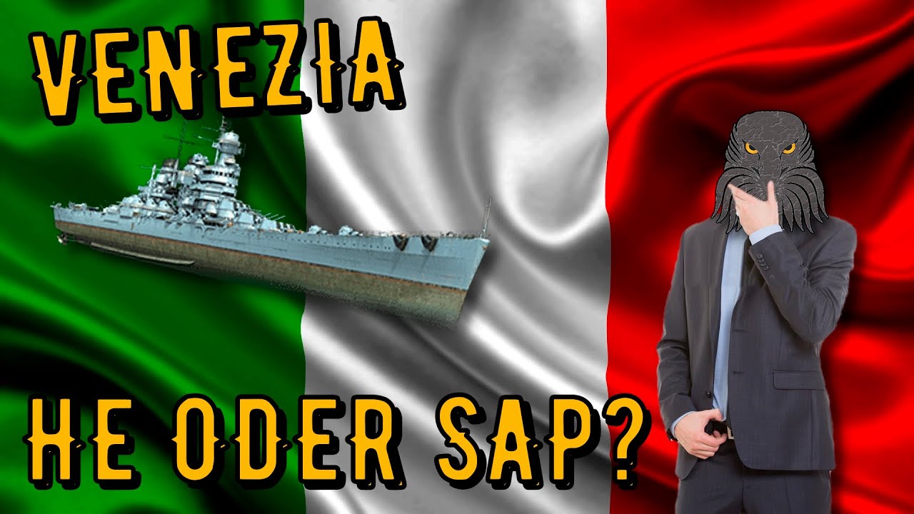 World of Warships Legends - VENEZIA - Legendär - HE oder SAP? [deutsch/ gameplay]